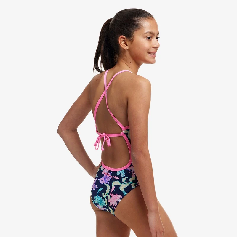Way Funky Funkita, Tie Me Tight One Piece Fast Flow, Badeanzug, Kinder