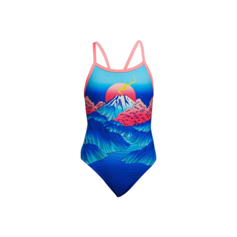 Way Funky Funkita, Eco Single Strap One Piece Smokin Hot, Badeanzug, Kinder