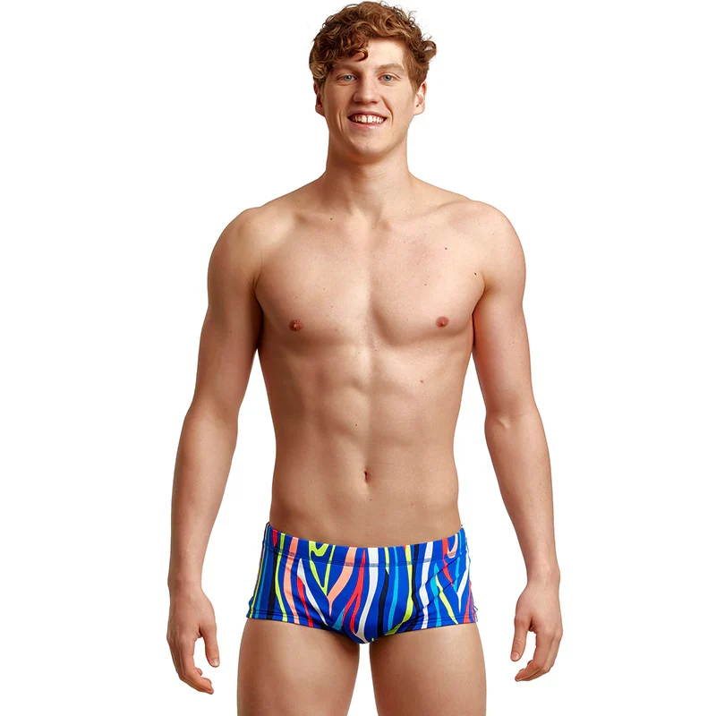 Way Funky Funky Trunks Plain Front Trunks Raw Hide, Badehose, Herren