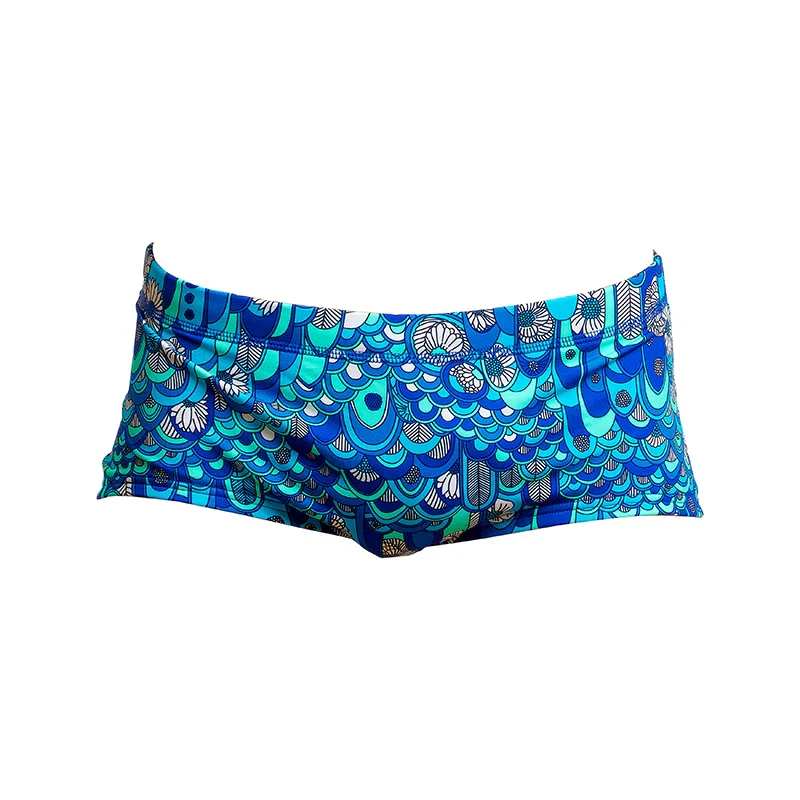 Way Funky Funky Trunks Plain Front Trunks Wings Up, Badehose, Herren