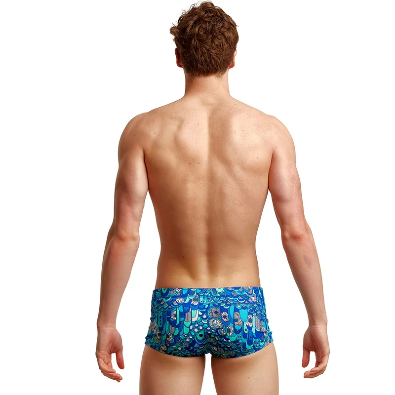 Way Funky Funky Trunks Plain Front Trunks Wings Up, Badehose, Herren