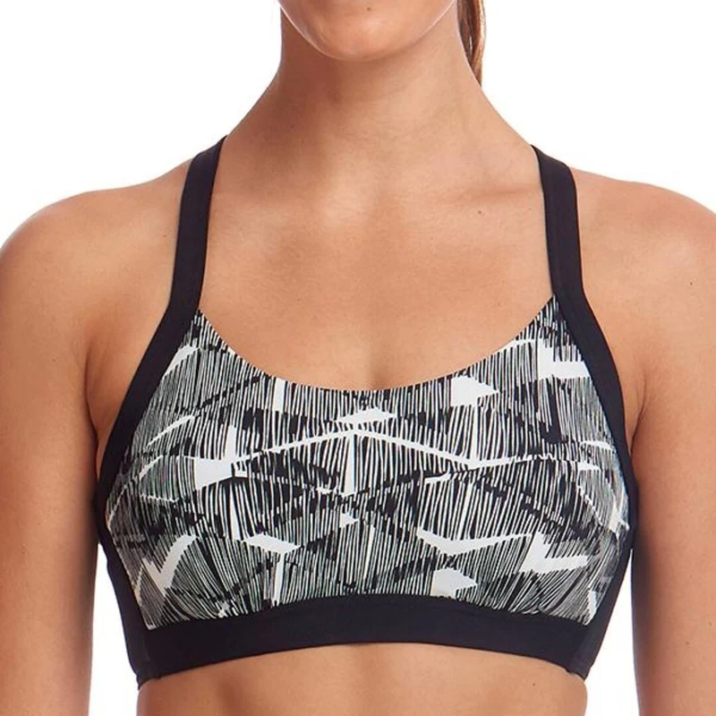 Way Funky Funkita, Hold Steady Crop Top Bar Tack, Bikinioberteil, Damen