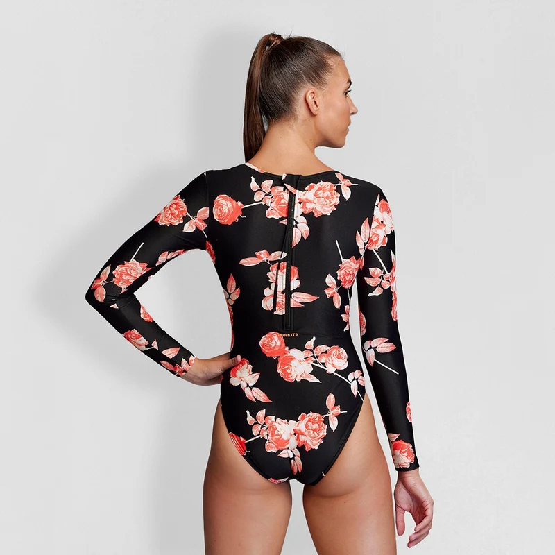 Way Funky Funkita, Long Shot One Piece Rose Garden, Badeanzug, Damen