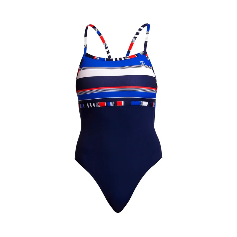 Way Funky Funkita Single Strength One Piece Old Spice, Badeanzug, Damen