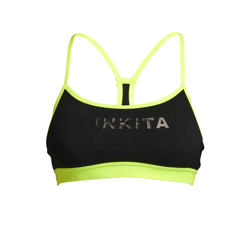 Way Funky Funkita, Swim Crop Top Stampd Bikinioberteil, Damen