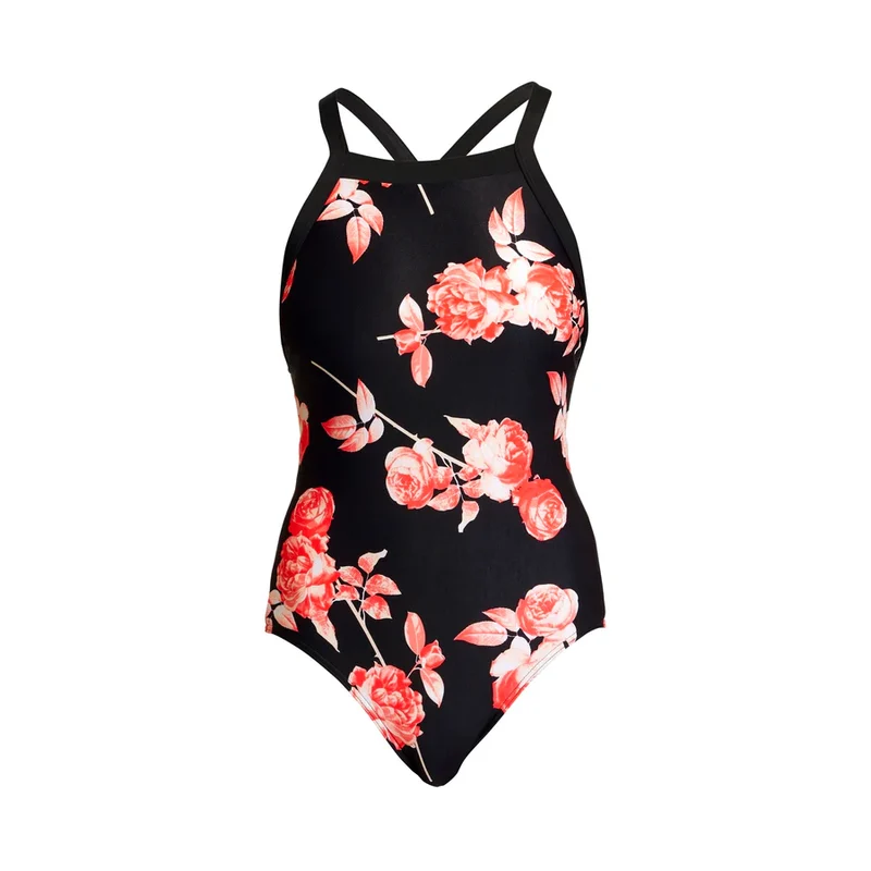 Way Funky Funkita Sky Hi One Piece Rose Garden, Badeanzug, Damen