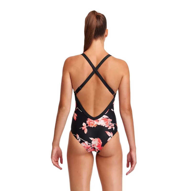 Way Funky Funkita Sky Hi One Piece Rose Garden, Badeanzug, Damen