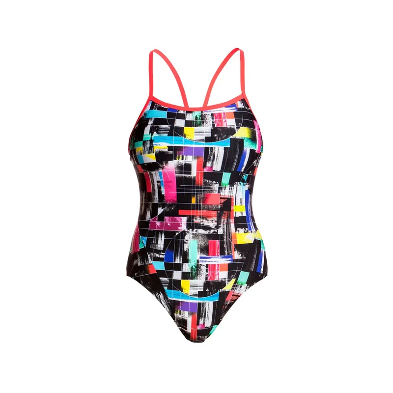 Way Funky Funkita Single Strap One Piece Test Signal, Badeanzug, Damen