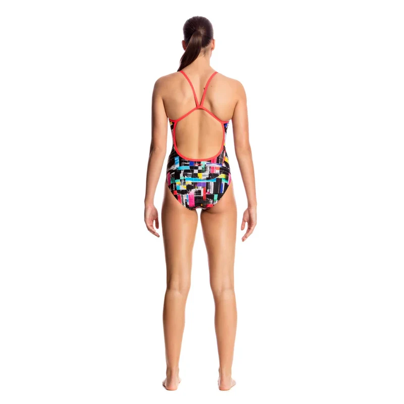 Way Funky Funkita Single Strap One Piece Test Signal, Badeanzug, Damen