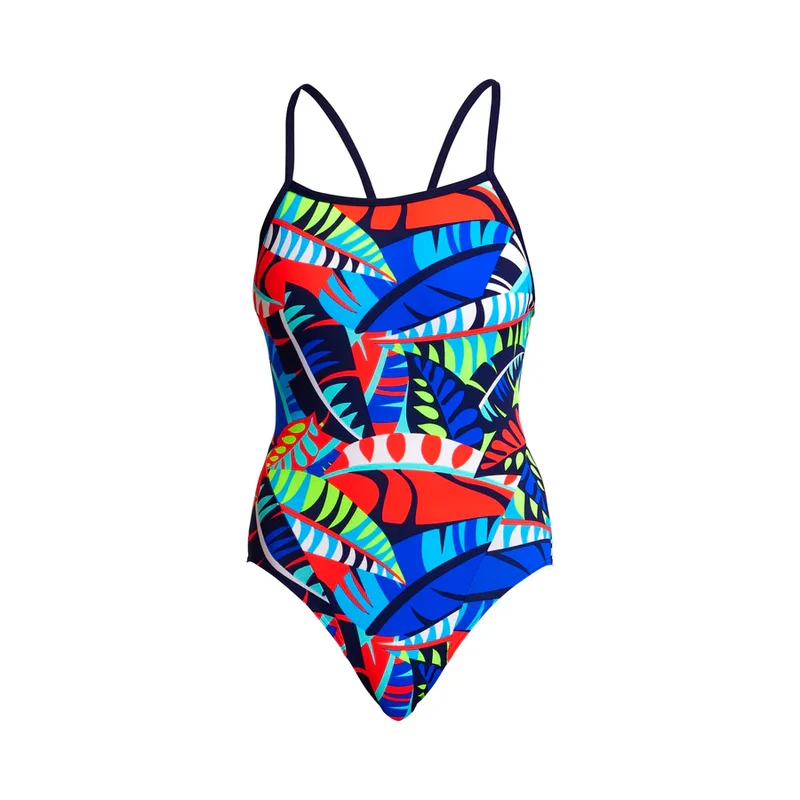 Way Funky Funkita Single Strap One Piece Face Palm, Badeanzug, Damen