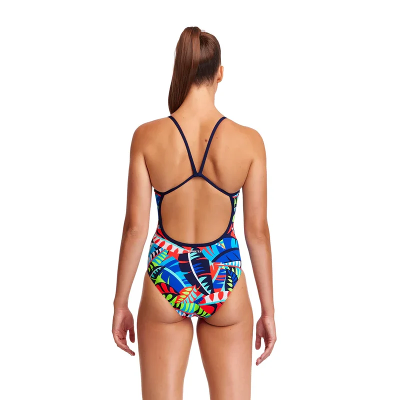 Way Funky Funkita Single Strap One Piece Face Palm, Badeanzug, Damen