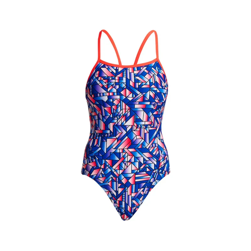 Way Funky Funkita Single Strap One Piece Pane In The Glass, Badeanzug, Damen
