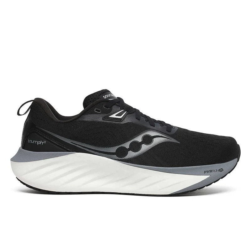Saucony Triumph 22 Wide, Laufschuhe, Herren, Black/White