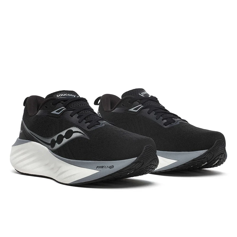 Saucony Triumph 22 Wide, Laufschuhe, Herren, Black/White