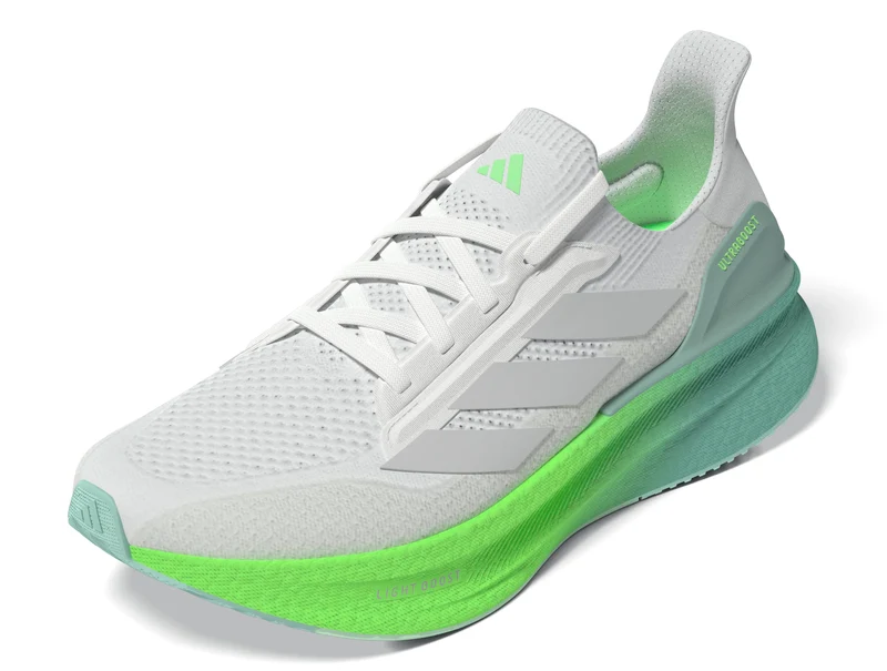 Adidas ULTRABOOST 5X, Laufschuh, Herren, Cloud White/Dash Grey/Lime Burst