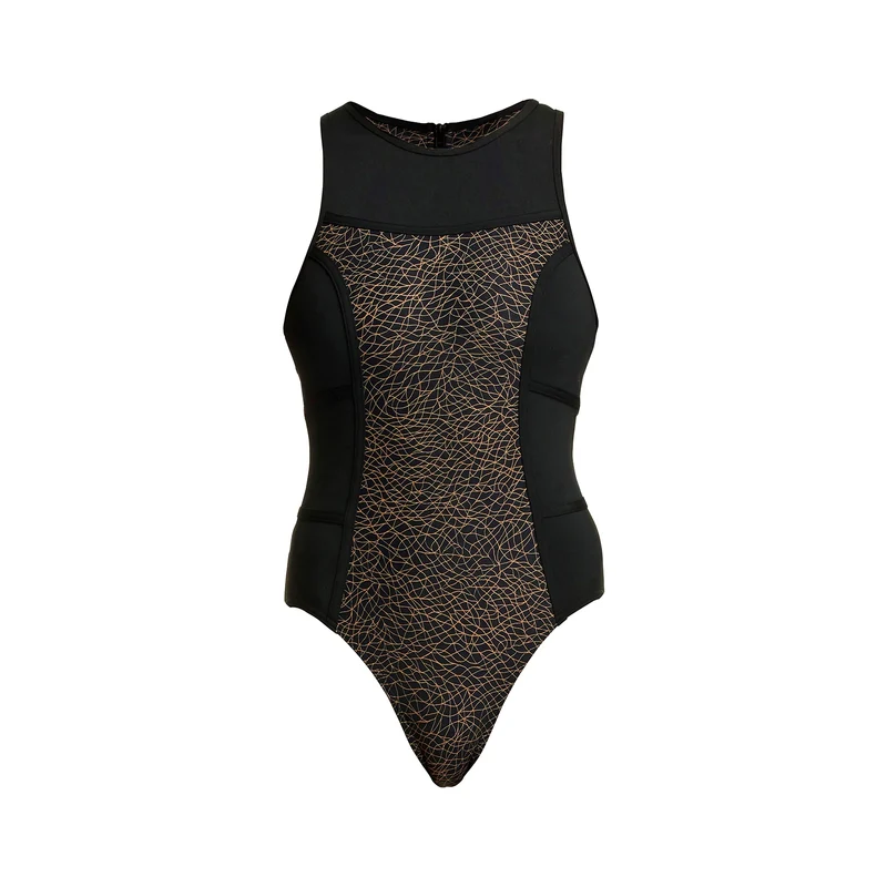 Way Funky Funkita Hi Flyer One Piece Leather Skin, Badeanzug, Damen