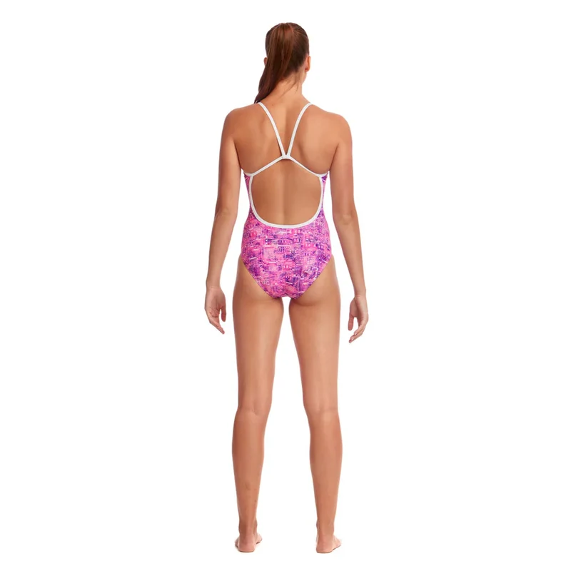 Way Funky Funkita Single Strap One Piece Sweet City, Badeanzug, Damen