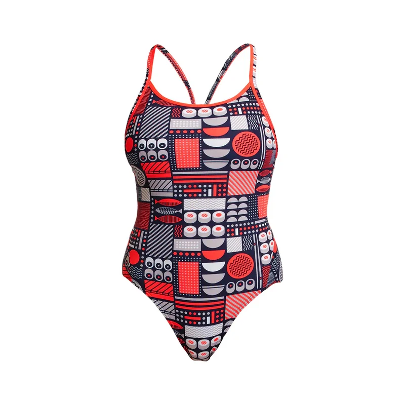 Way Funky Funkita Diamond Back One Piece Bento Box, Badeanzug, Damen