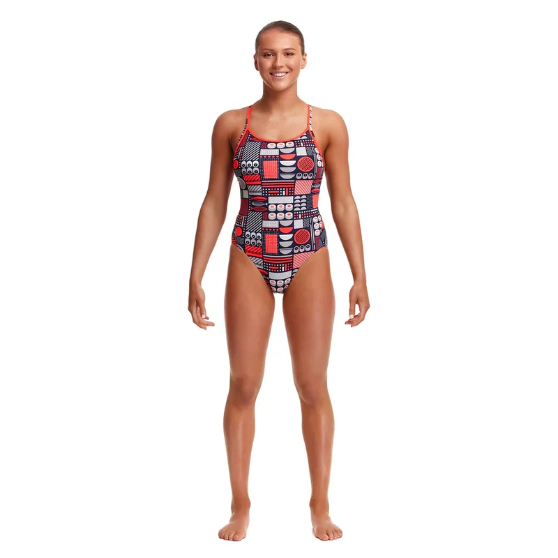 Way Funky Funkita Diamond Back One Piece Bento Box, Badeanzug, Damen