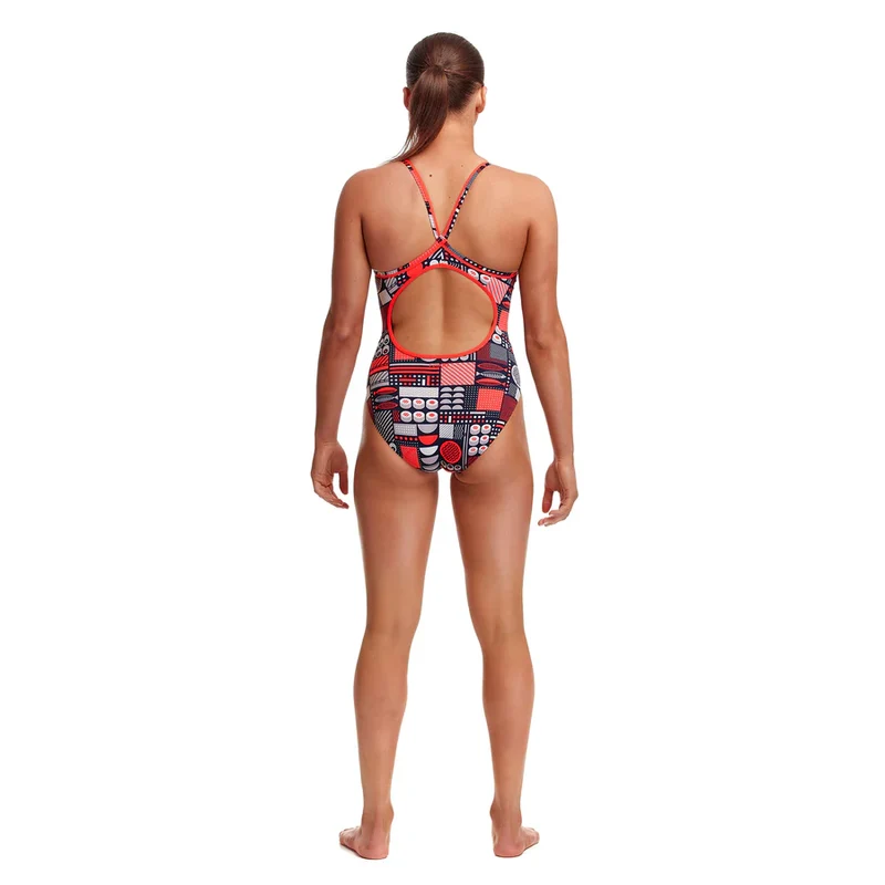 Way Funky Funkita Diamond Back One Piece Bento Box, Badeanzug, Damen