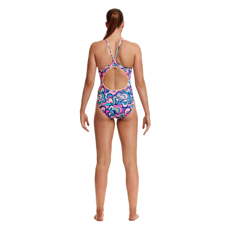 Way Funky Funkita Diamond Back One Piece Ice Cream Queen, Badeanzug, Damen