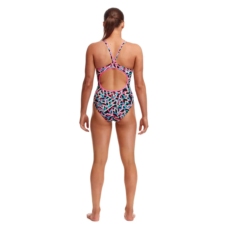 Way Funky Funkita Diamond Back One Piece Live Streamer, Badeanzug, Damen