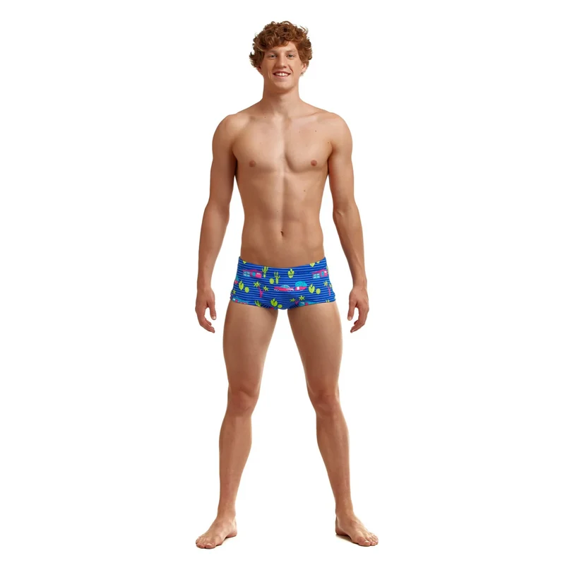 Way Funky Funky Trunks Plain Front Trunks Cadi Shack, Badehose, Herren