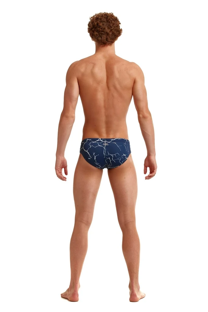 Way Funky Funky Trunks, Classic Briefs Silver Lining, Badehose, Herren