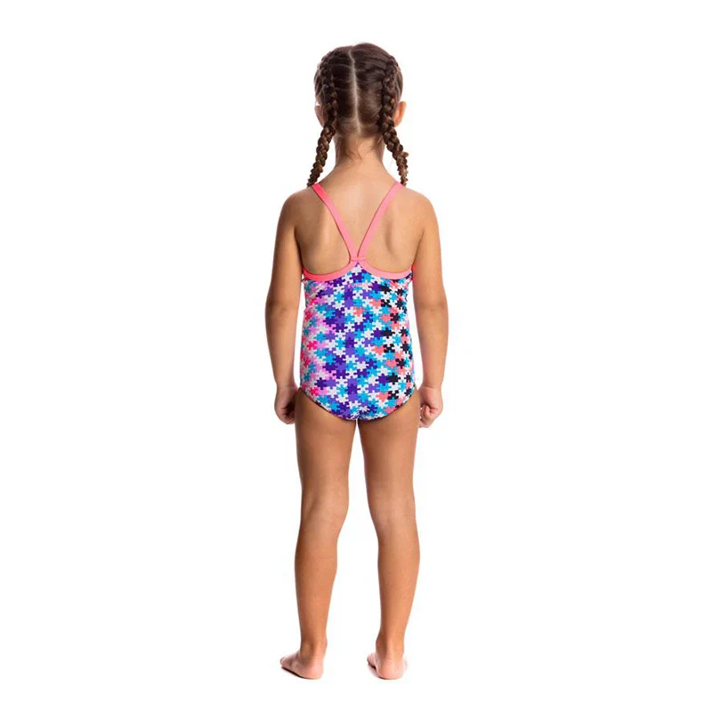 Way Funky Funkita, Printed One Piece Party Pieces, Badeanzug, Kinder