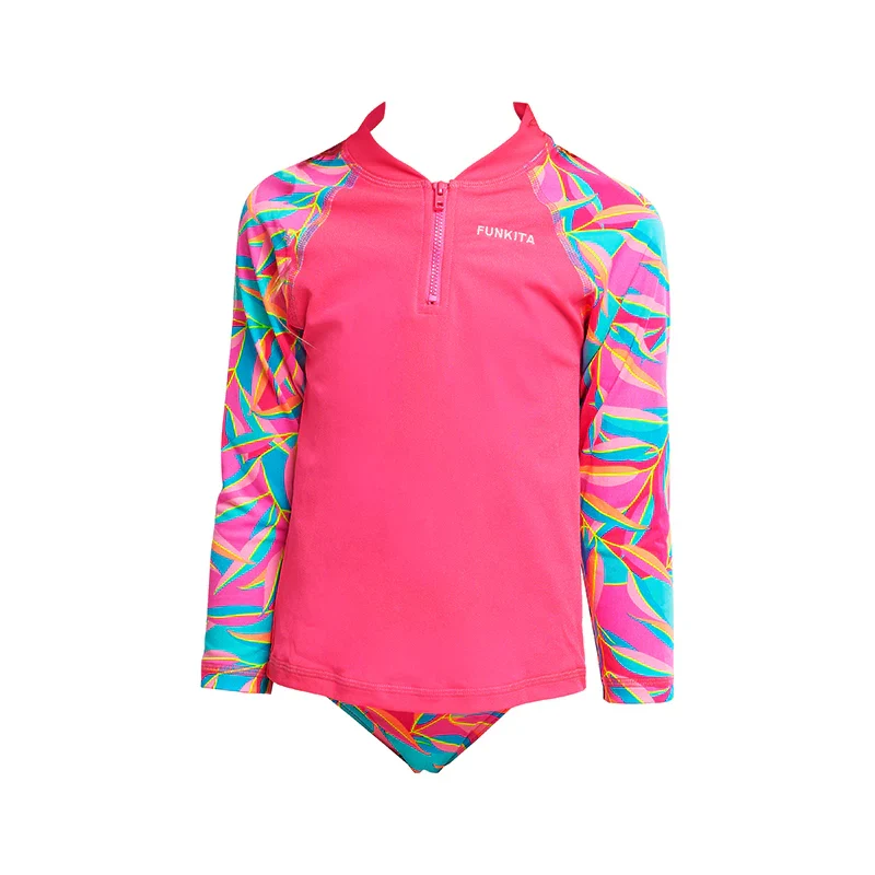 Way Funky Funkita, Zippy Rash Vest Snuggle Pie, Langarm - Badeoberteil, Kinder