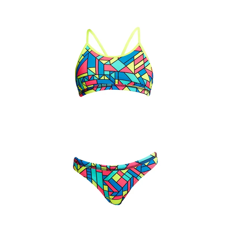 Way Funky Funkita, Racerback Two Piece Gettin Jiggy, Zweiteiler-Badeanzug, Kinder