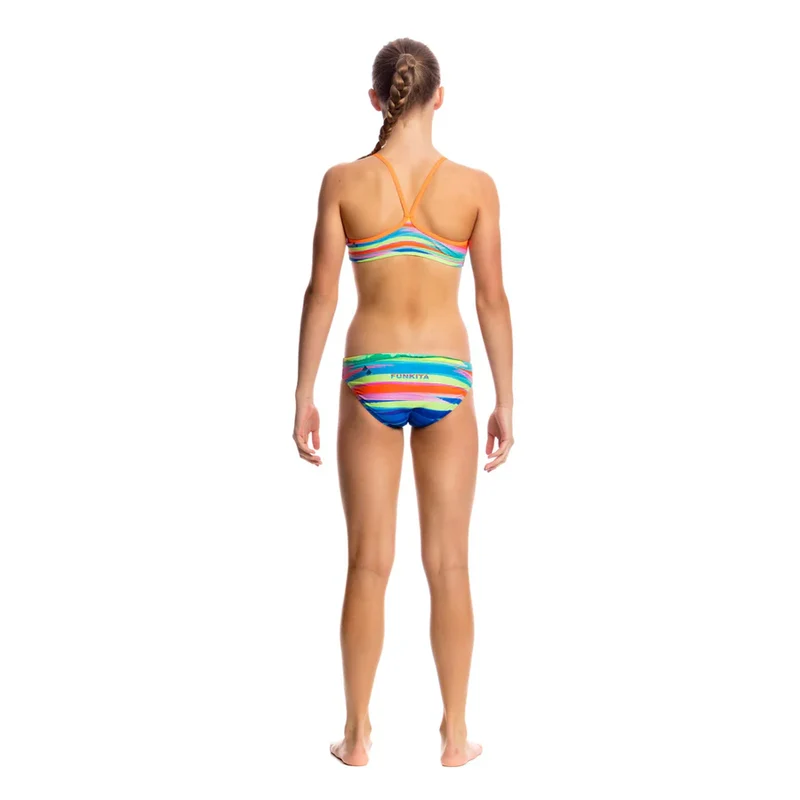Way Funky Funkita, Racerback Two Piece Pina Colada, Zweiteiler-Badeanzug, Kinder
