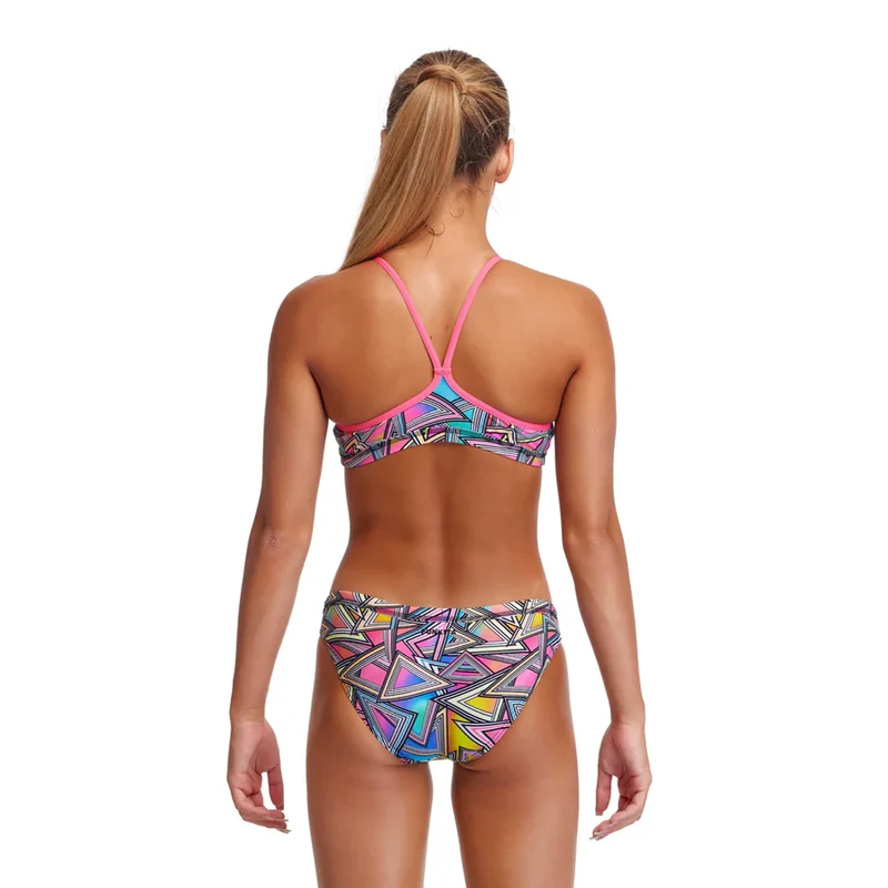 Way Funky Funkita, Racerback Two Piece Prism Break, Zweiteiler-Badeanzug, Kinder