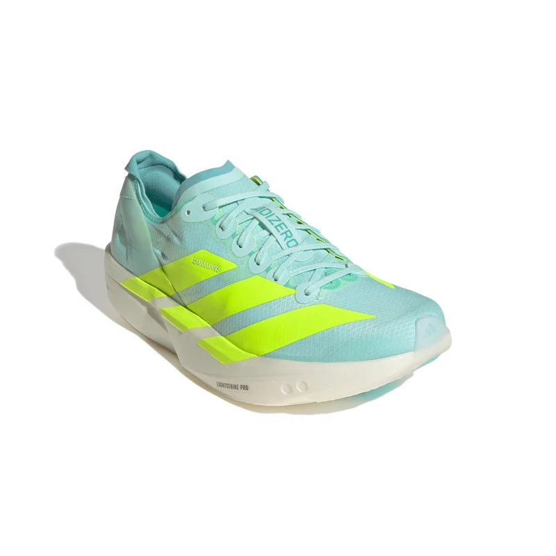 Adidas ADIZERO TAKUMI SEN 11, Laufschuh, Damen, Sea Flash Aqua/Lucid Lemon/Flash Aqua