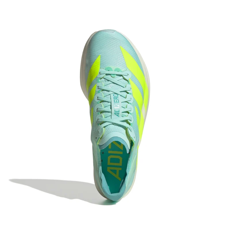 Adidas ADIZERO TAKUMI SEN 11, Laufschuh, Damen, Sea Flash Aqua/Lucid Lemon/Flash Aqua