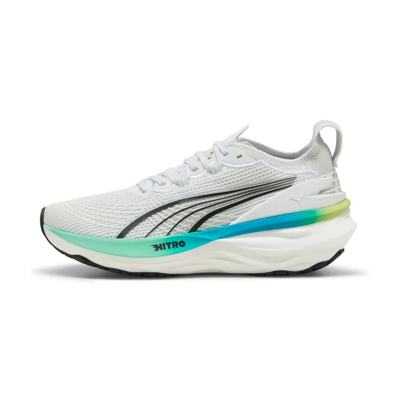 Puma ForeverRun NITRO 2, Laufschuhe, Damen, Puma White/Mint Melt