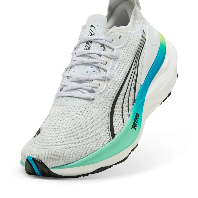 Puma ForeverRun NITRO 2, Laufschuhe, Damen, Puma White/Mint Melt