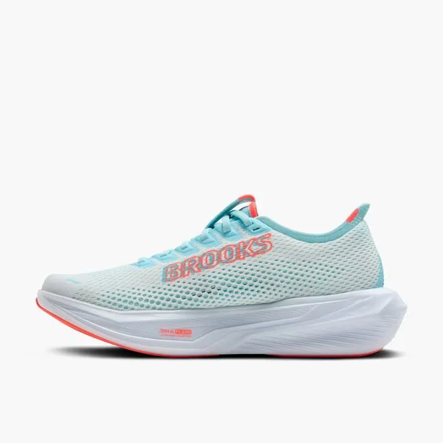 Brooks Hyperion 3, Laufschuh, Damen, White/Pink Clay/Atomizer