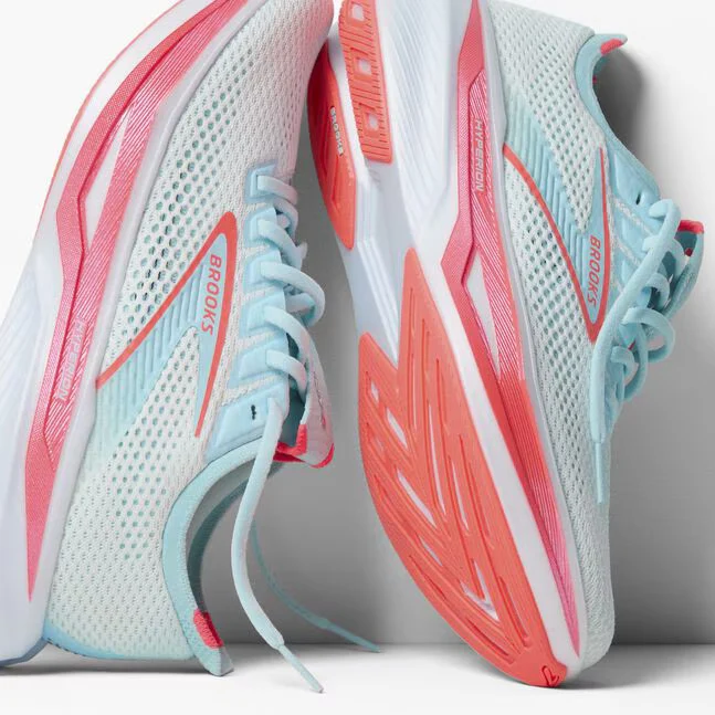Brooks Hyperion 3, Laufschuh, Damen, White/Pink Clay/Atomizer