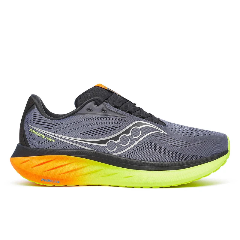 Saucony Ride 18, Laufschuh, Herren, Shadow/Vizi