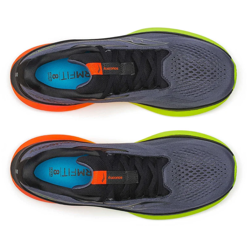 Saucony Ride 18, Laufschuh, Herren, Shadow/Vizi