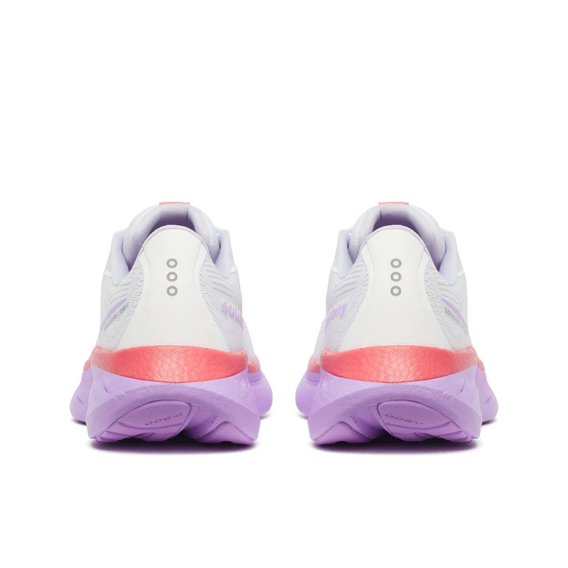 Saucony Ride 18, Laufschuh, Damen, White/Coral