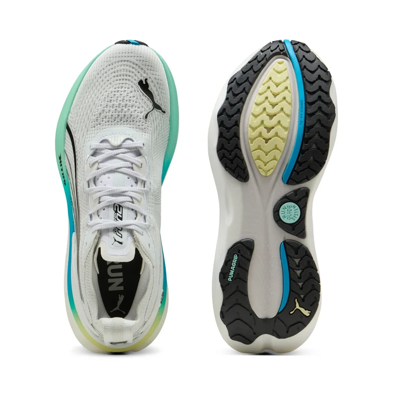 Puma ForeverRun NITRO 2, Laufschuhe, Herren, PUMA White/Speed Blue