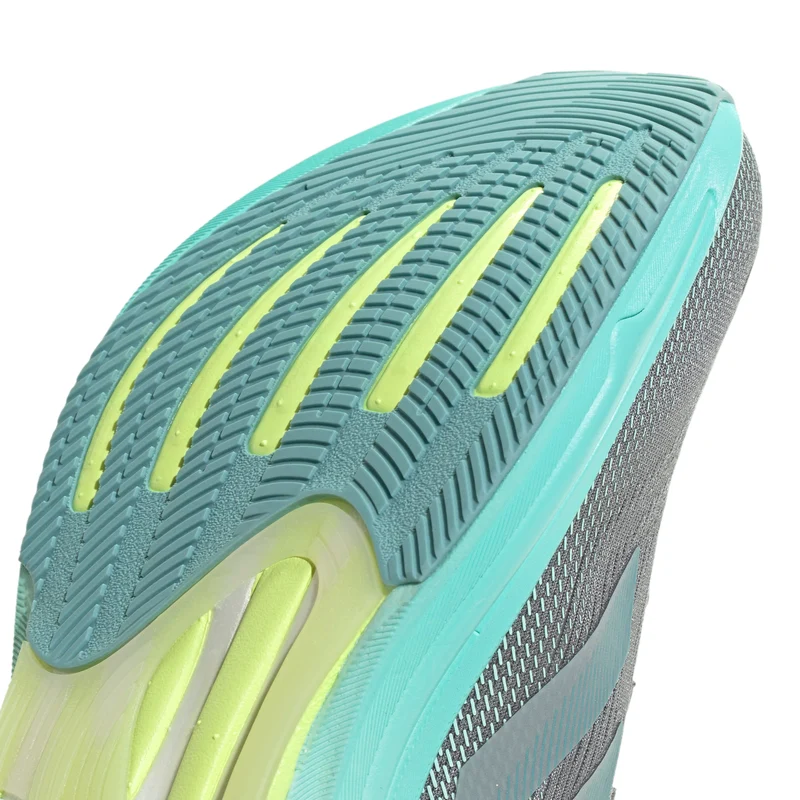 Adidas Supernova Solution Rise 2, Laufschuh, Damen, Grey/MagrMint/Flash Aqua