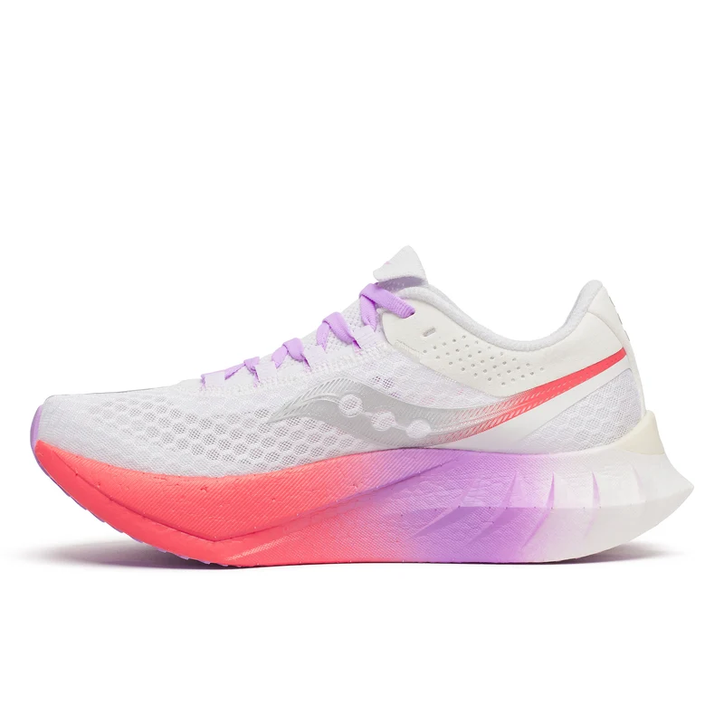 Saucony Endorphin Pro 4, Laufschuh, Damen, White/Crocus