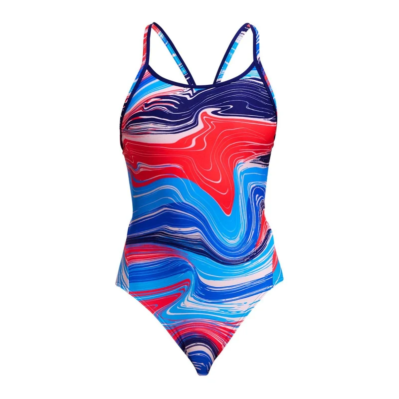 Way Funky Funkita Diamond Back One Piece Wave Craze, Badeanzug, Damen