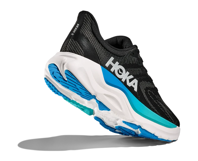 Hoka Arahi 8, Laufschuh, Herren, Black/Skyward Blue