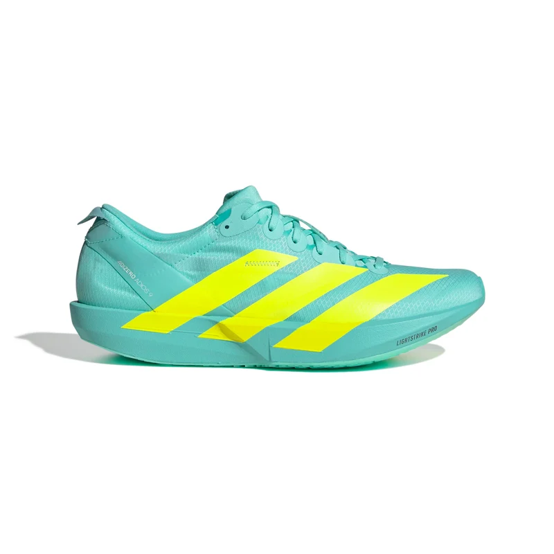 Adidas ADIZERO ADIOS 9, Laufschuh, Herren, Flash Aqua/Lucid Lemon/Zero Mint