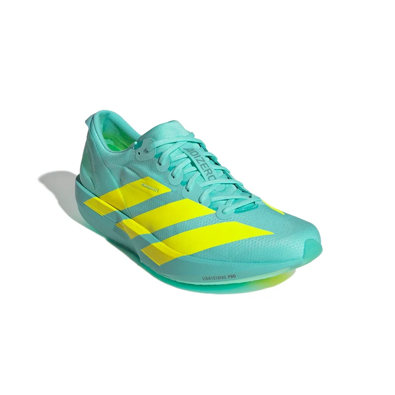 Adidas ADIZERO ADIOS 9, Laufschuh, Herren, Flash Aqua/Lucid Lemon/Zero Mint