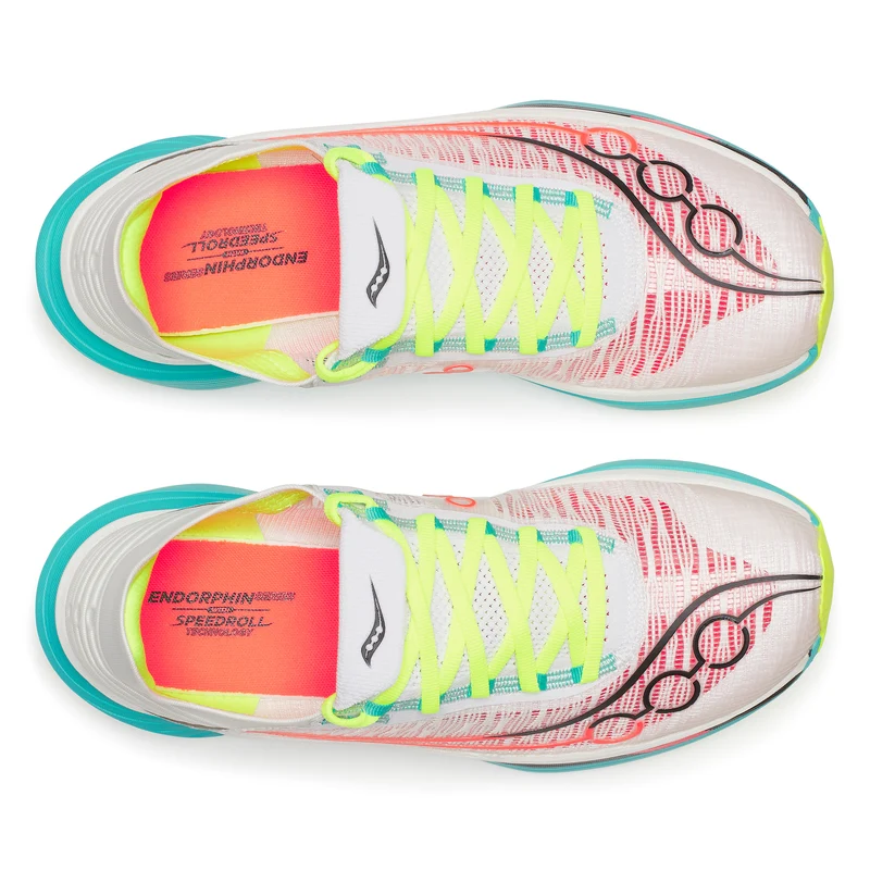 Saucony Endorphin Elite 2, Laufschuh, unisex, White/Mutant